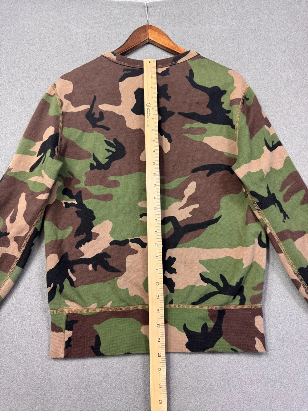 Polo Ralph Lauren Wildlife Sportsmen Cookie Patch Camo Crewneck Sweatshirt, S